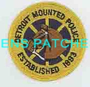 MICHIGAN,DETROIT POLICE MOUNTED 2